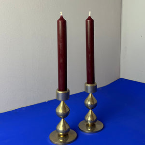 Kerzenständer vergoldet von Hugo Asmussen für Asmussen Design