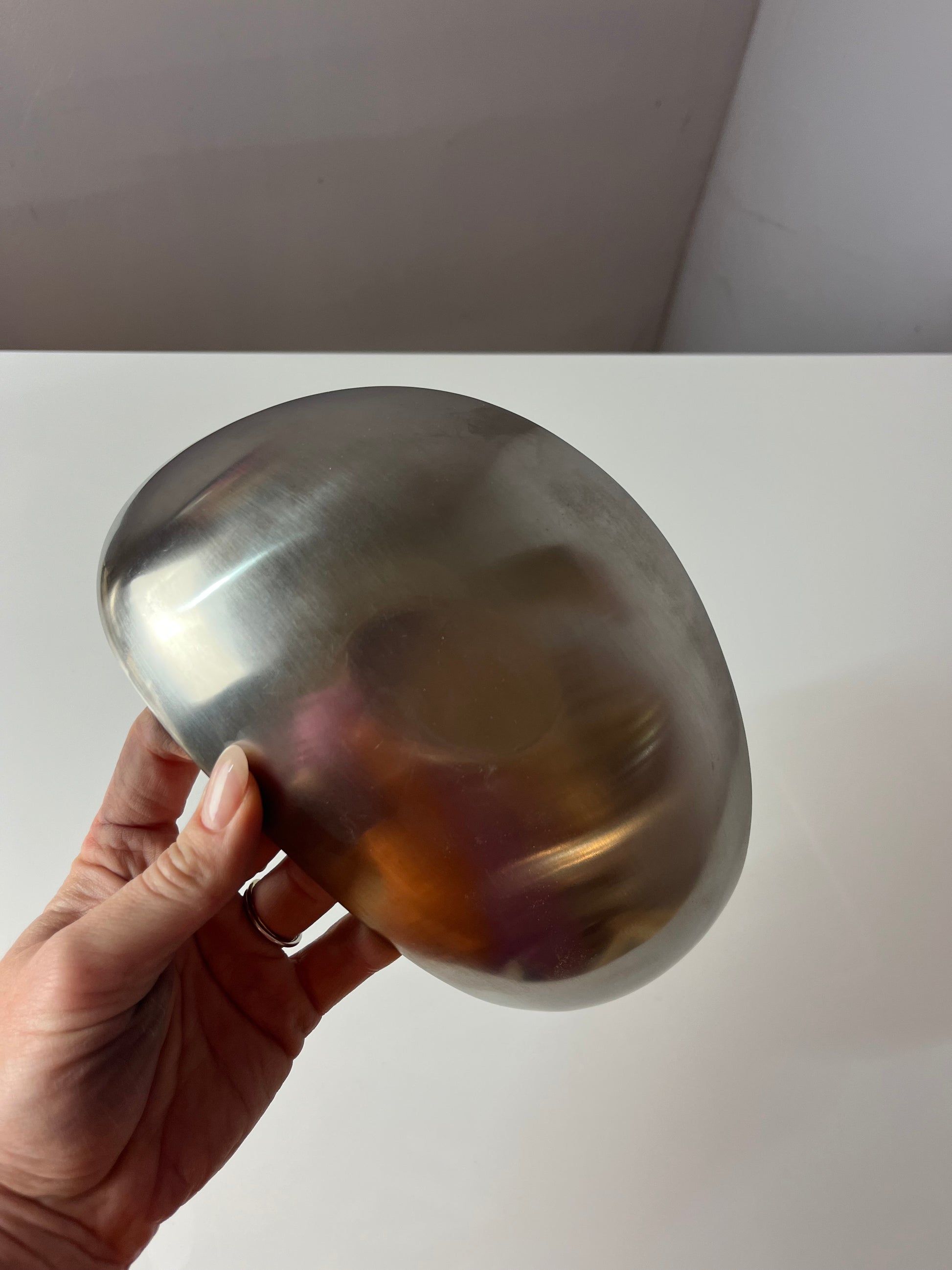 Servierschalen Leaf groß von Helle Damkjær für Georg Jensen