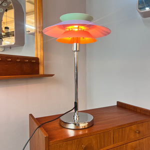 Tischlampe flieder pastell neu lackiert aus Dänemark
