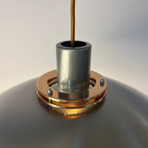 Kleine Lamellenlampe Leto silber kupfer von Top Lamper