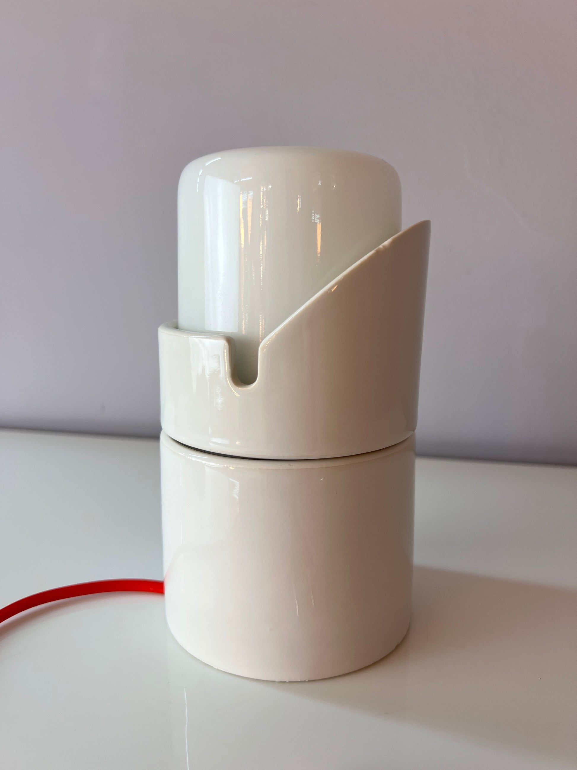 Wand-oder Tischlampe Modell 6050 weiß von Sigvard Bernadotte für Ifö