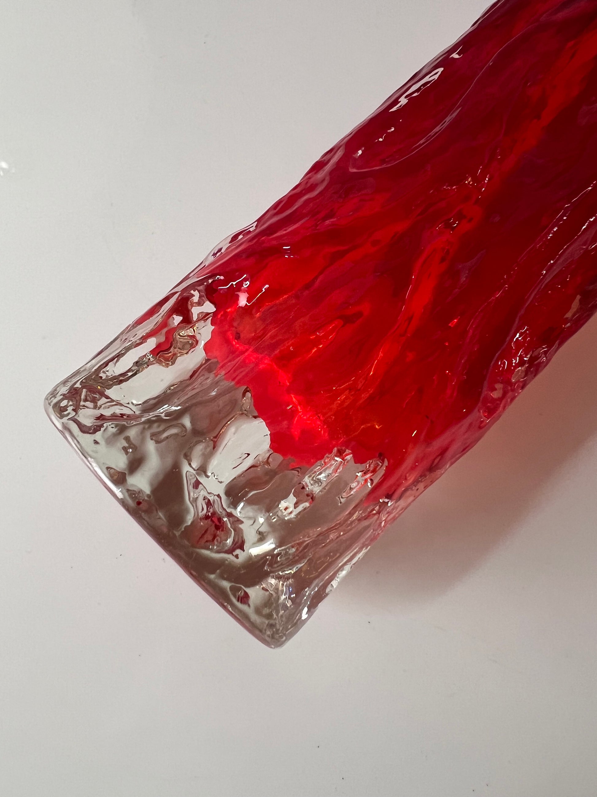Vase rot von Ingrid Glas