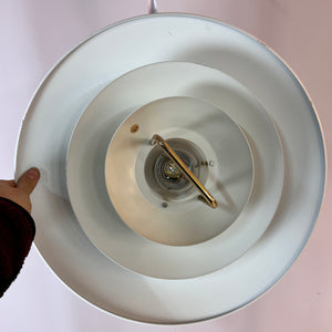 Lamellenlampe 'Rolly' weiß von Brevettato