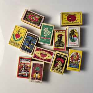 Set: Vintage Streichhölzer Sirius Etiketten aus aller Welt