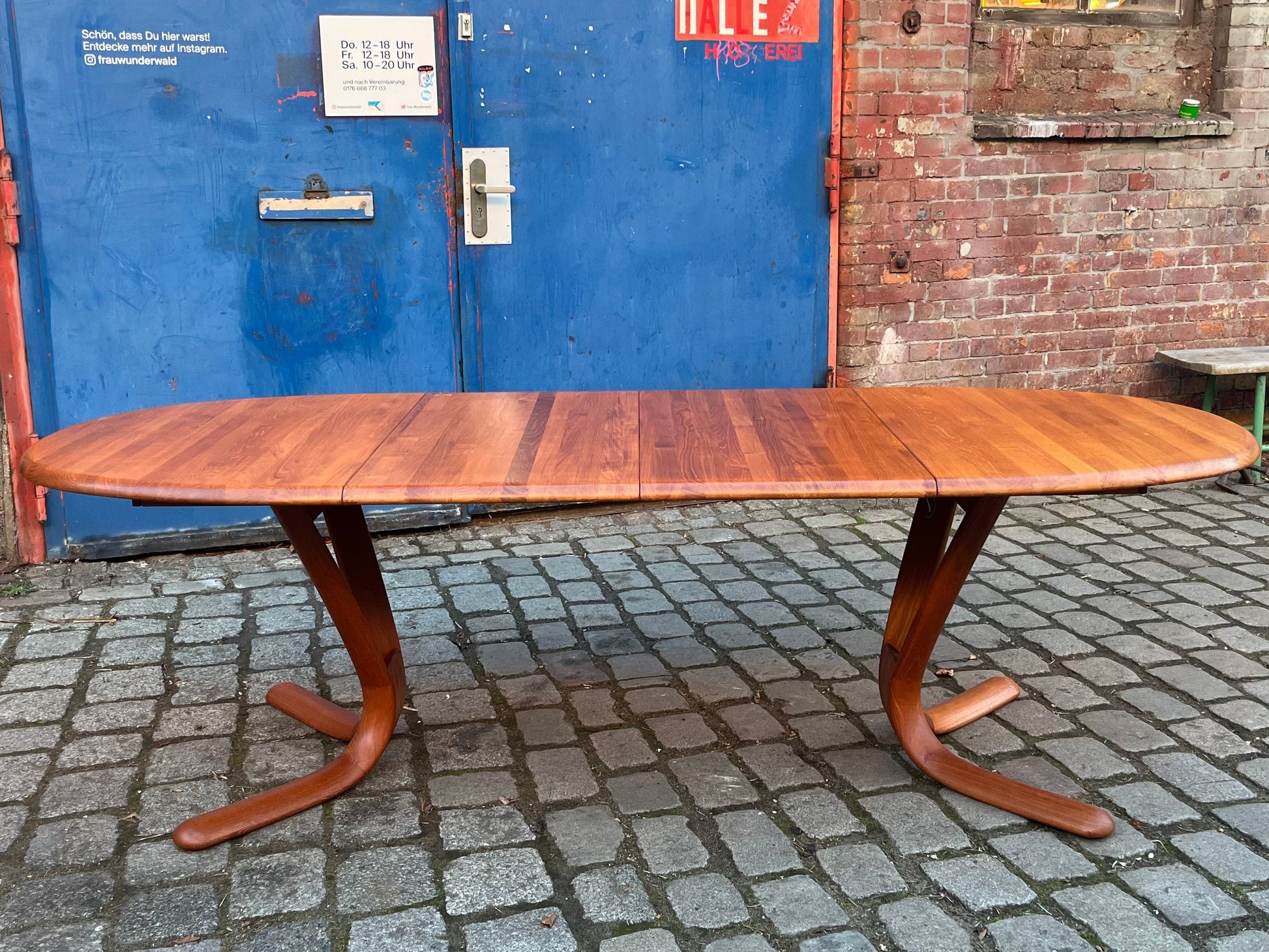 Ovaler ausziehbarer Esstisch Teak von Snedkergaarden