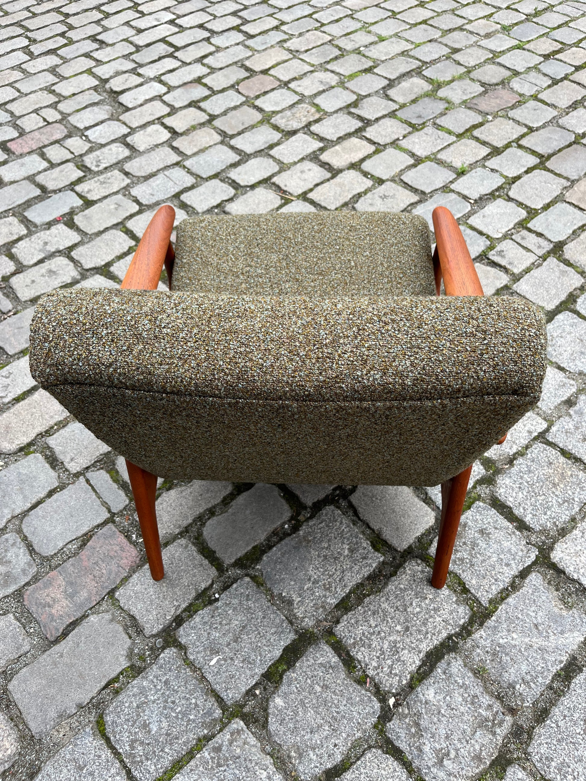 Sessel oliv Teak aus Dänemark
