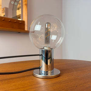 Tischlampe Big Globe Chrom von Motoko Ishii für STAFF