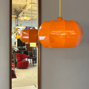 Hängelampe orange Kunststoff von Ilka Plast