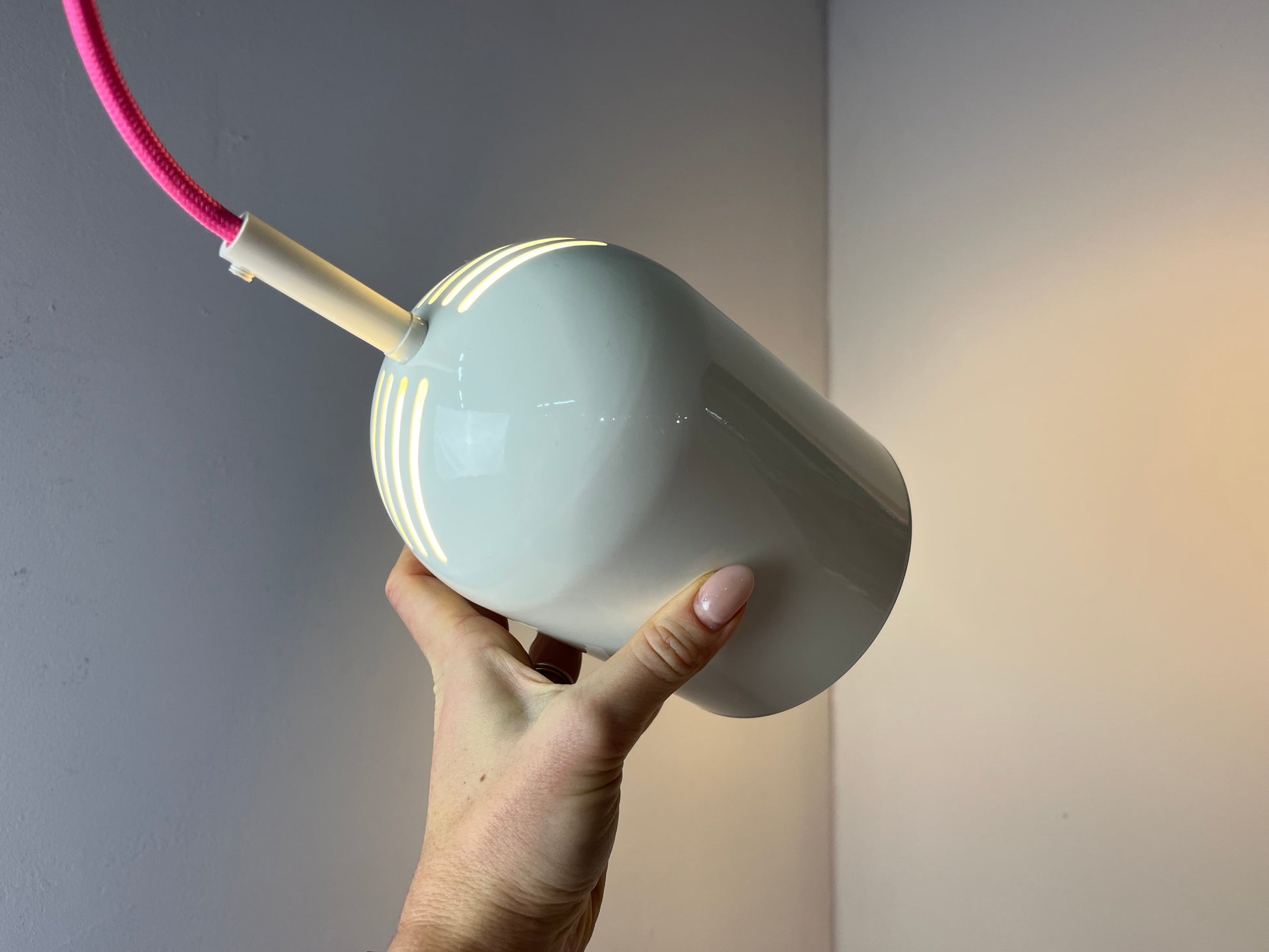 Hängelampe weiß aus Dänemark