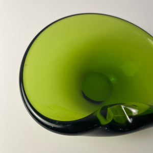 Aschenbecher grün Glas von Holmegaard