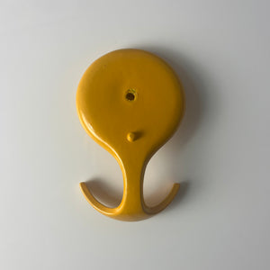 Wandhaken gelb Metall
