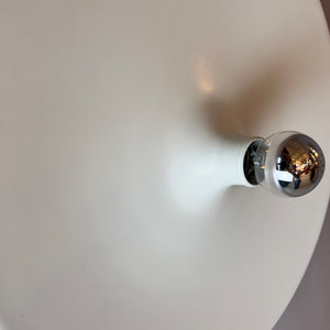Wandlampe Diskus 50 cm weiß von Charlotte Perriand für Honsel