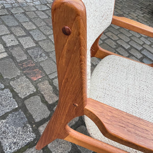 Armlehnstuhl Teak Wolle von Erik Buch für Nova Møbler