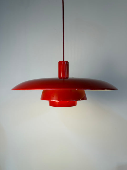 Lamellenlampe rot aus Dänemark