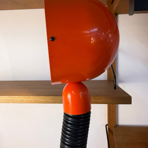 Klemmlampe orange schwarz aus Dänemark