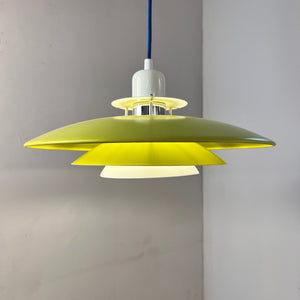 Lamellenlampe teils neu lackiert aus Dänemark