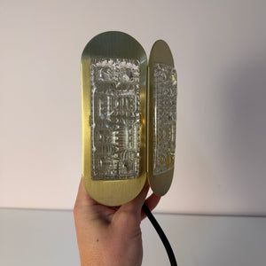 Wandlampe gold Glas von Vitrika