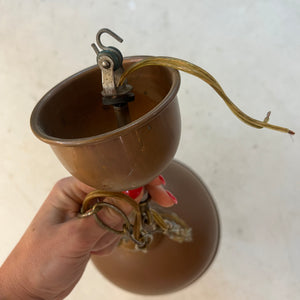 Hängelampe Kupfer mit Kette
