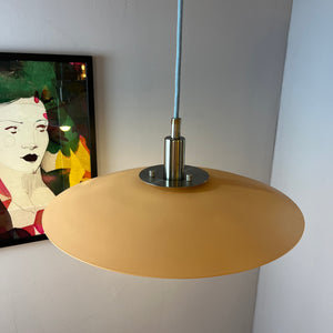 Lamellenlampe neu lackiert Peach Pastell