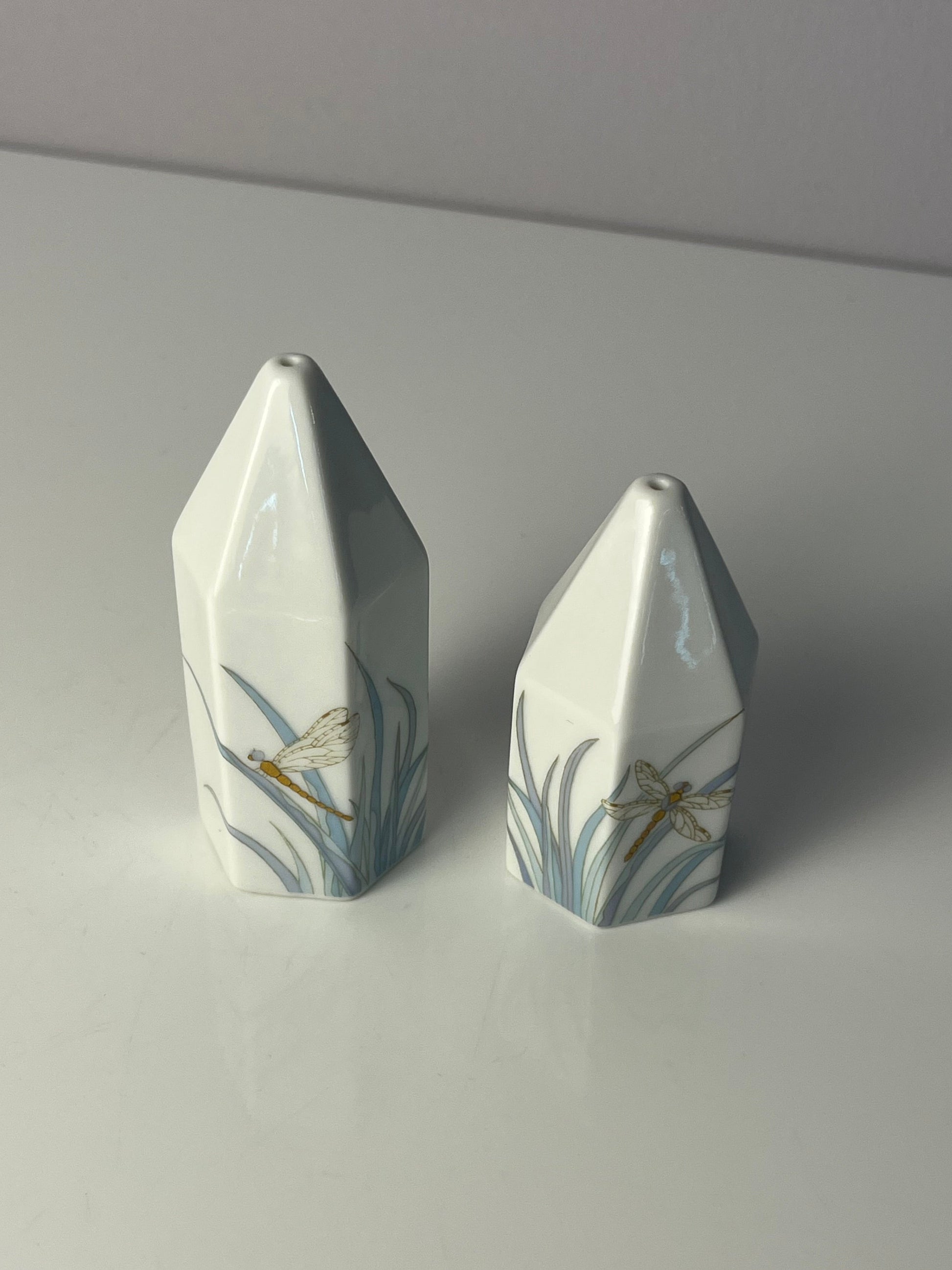 Set: Salz- & Pfefferstreuer Polygon Libelle von Tapio Wirkkala für Rosenthal Studio Line