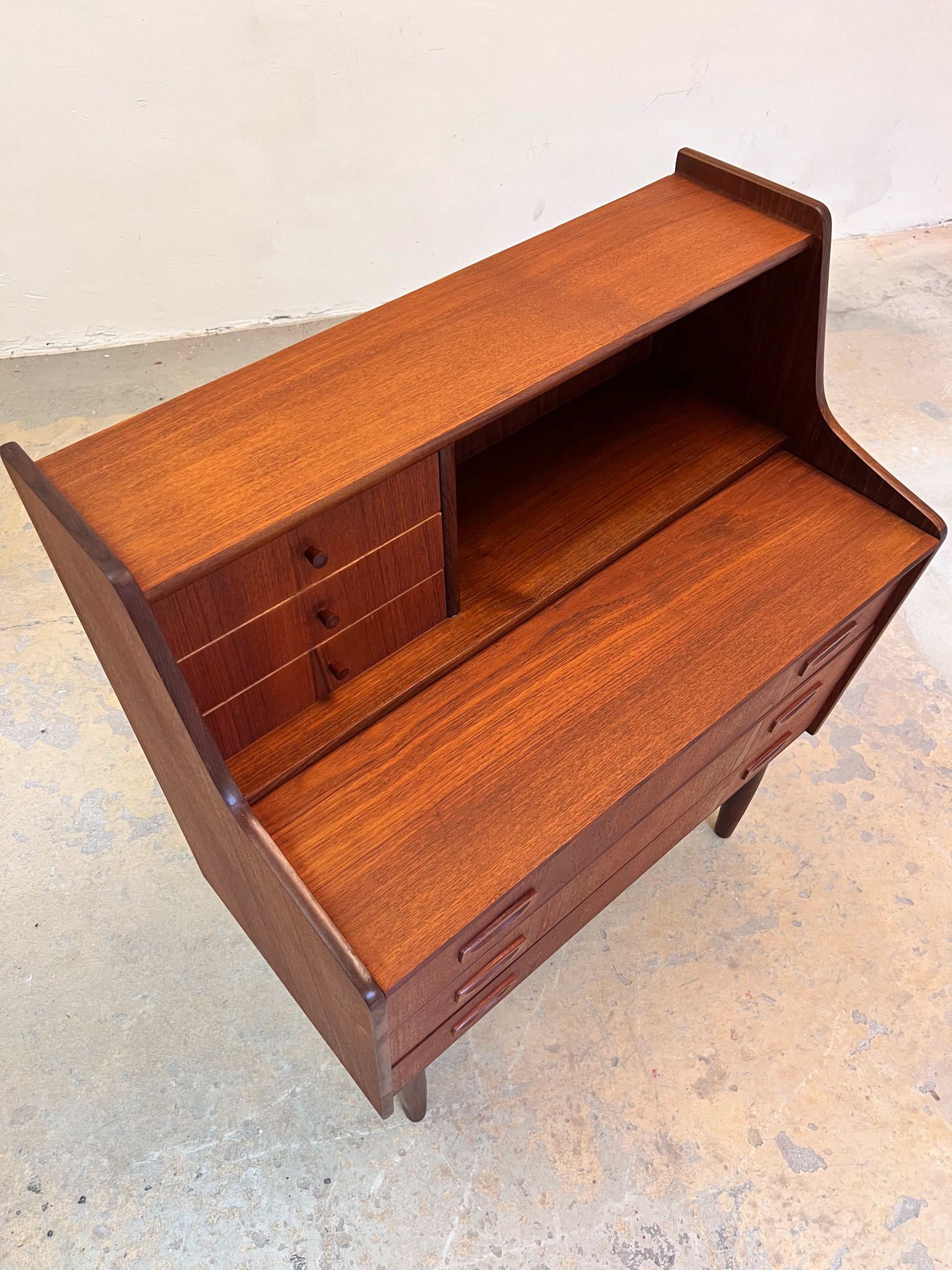 Sekretär Teak aus Dänemark