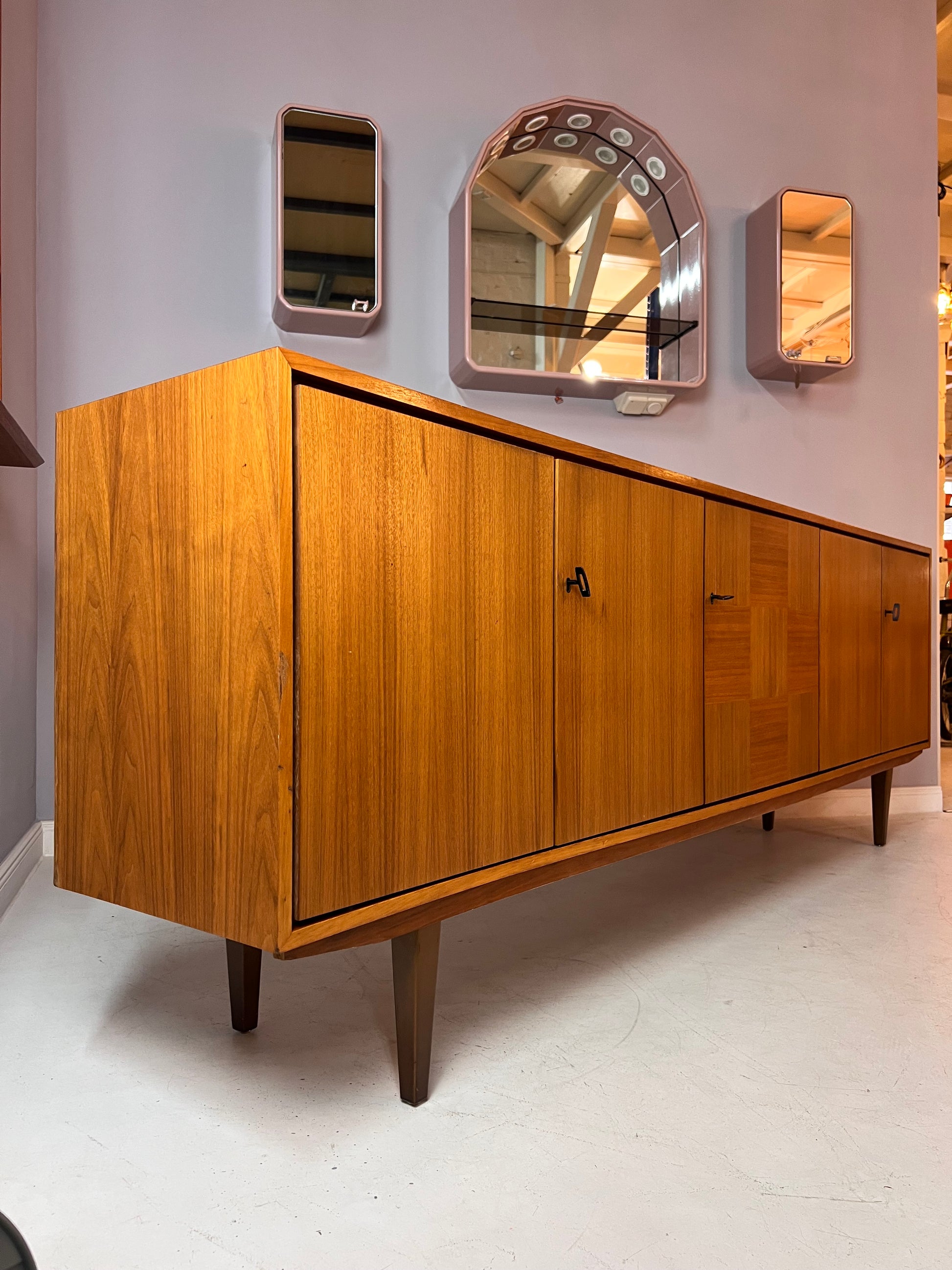 XL Sideboard Nussbaum 60er