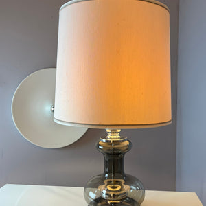 Tischlampe Rauchglas
