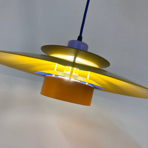 Lamellenlampe neu lackiert, Dänemark