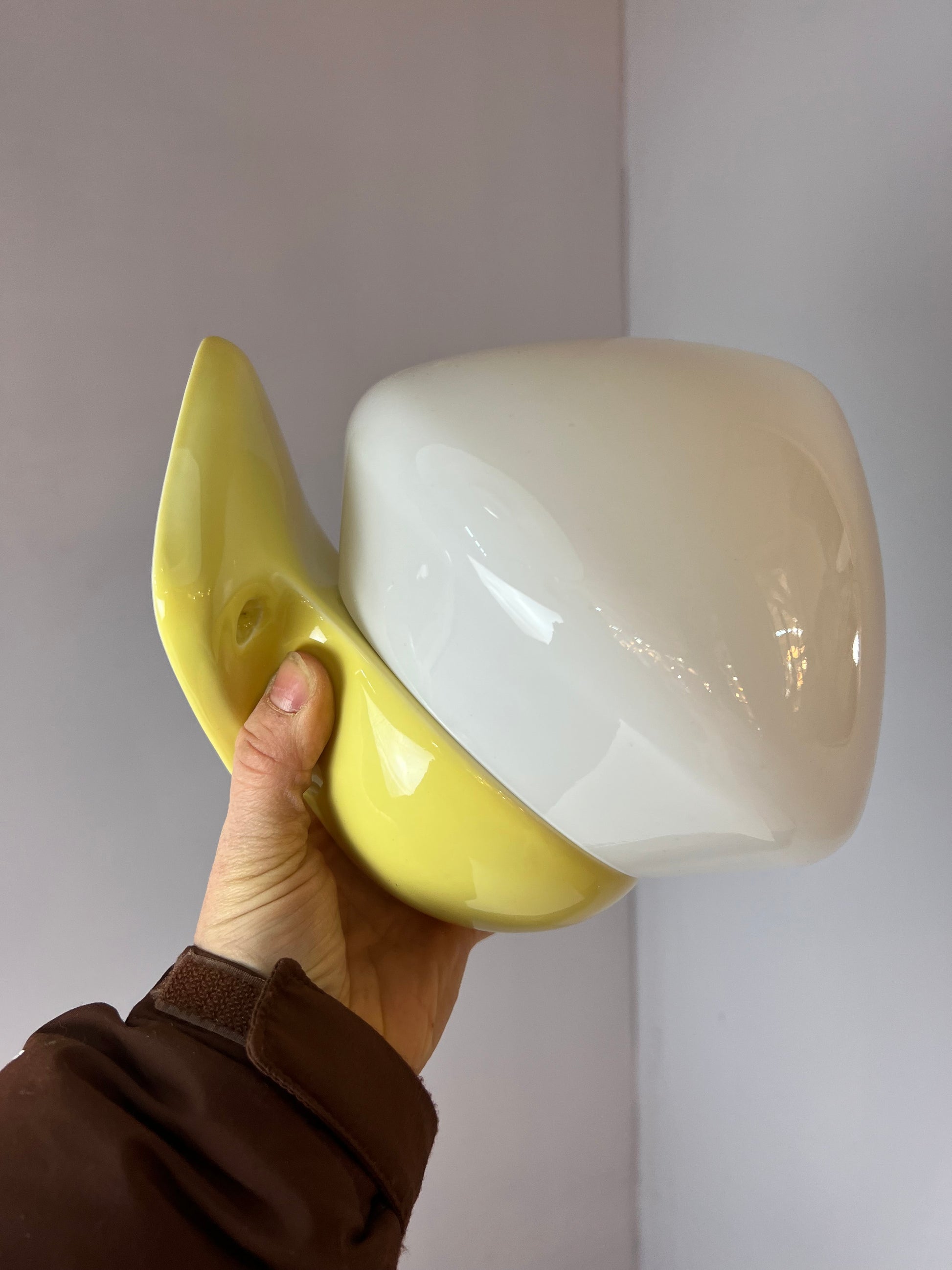 Wandlampe Modell 6030 gelb von Sigvard Bernadotte für Ifö