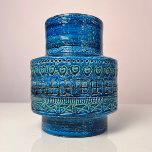 Vase Serie Rimini Blu von Aldo Londi für Bitossi