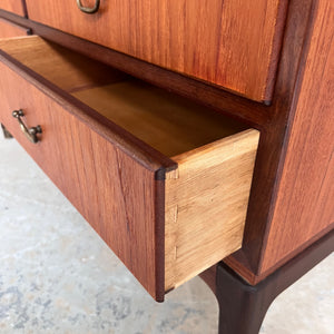 Büroschrank Teak mit Schloss aus Dänemark
