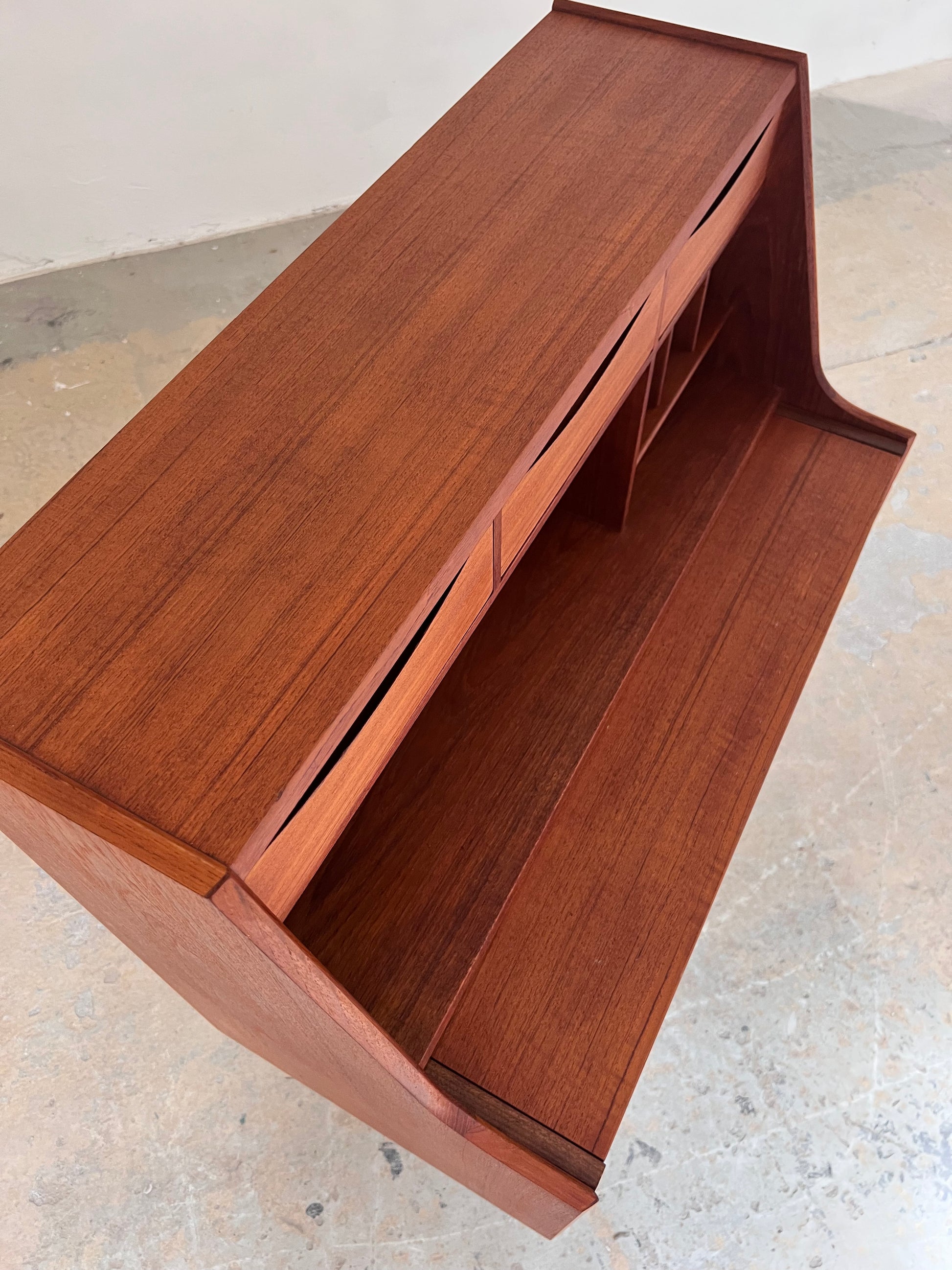 Sekretär Teak mit Schminktisch & Spiegel aus Dänemark