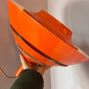 Hängelampe orange von Hans-Agne Jakobsson für Lyfa