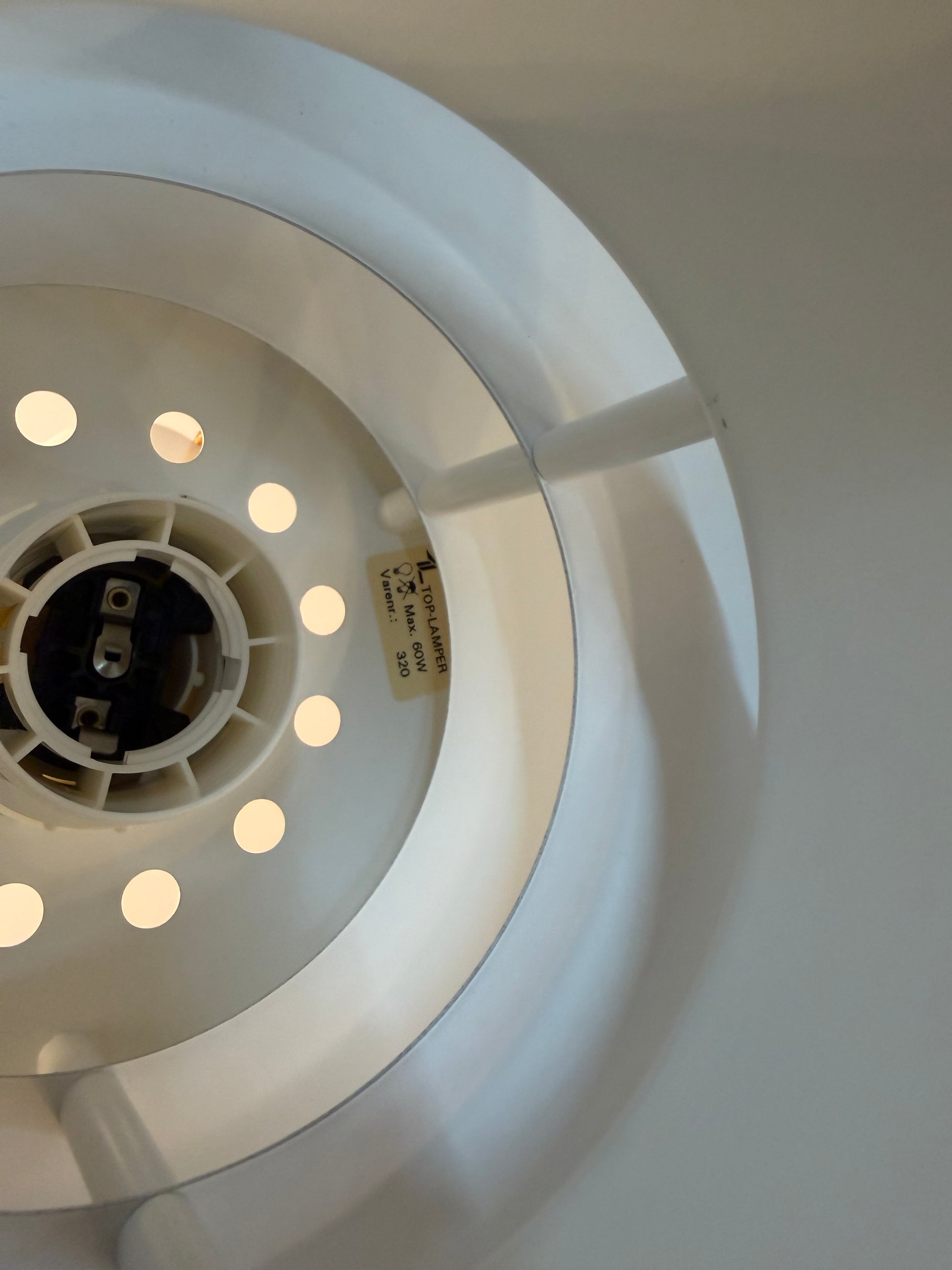 Lamellenlampe weiß von Top Lamper