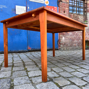 Esstisch Teak Vollholz mit eingehängter Platte