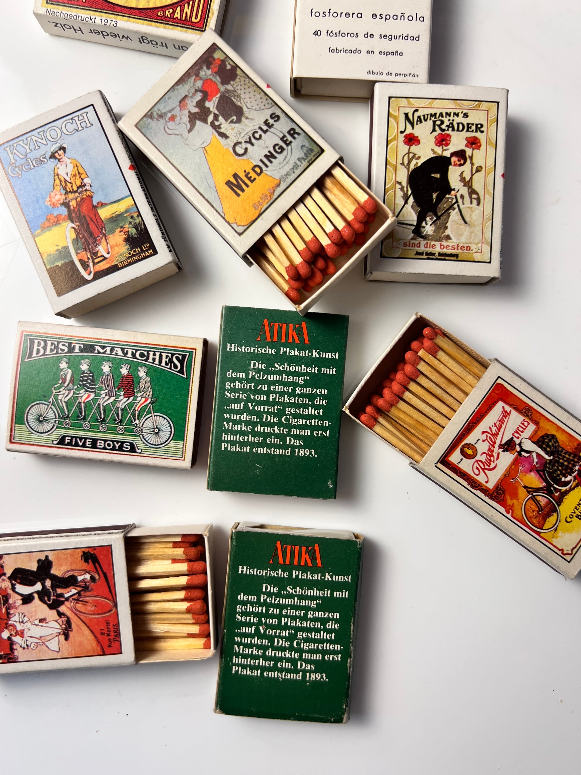 Set: Vintage Streichhölzer