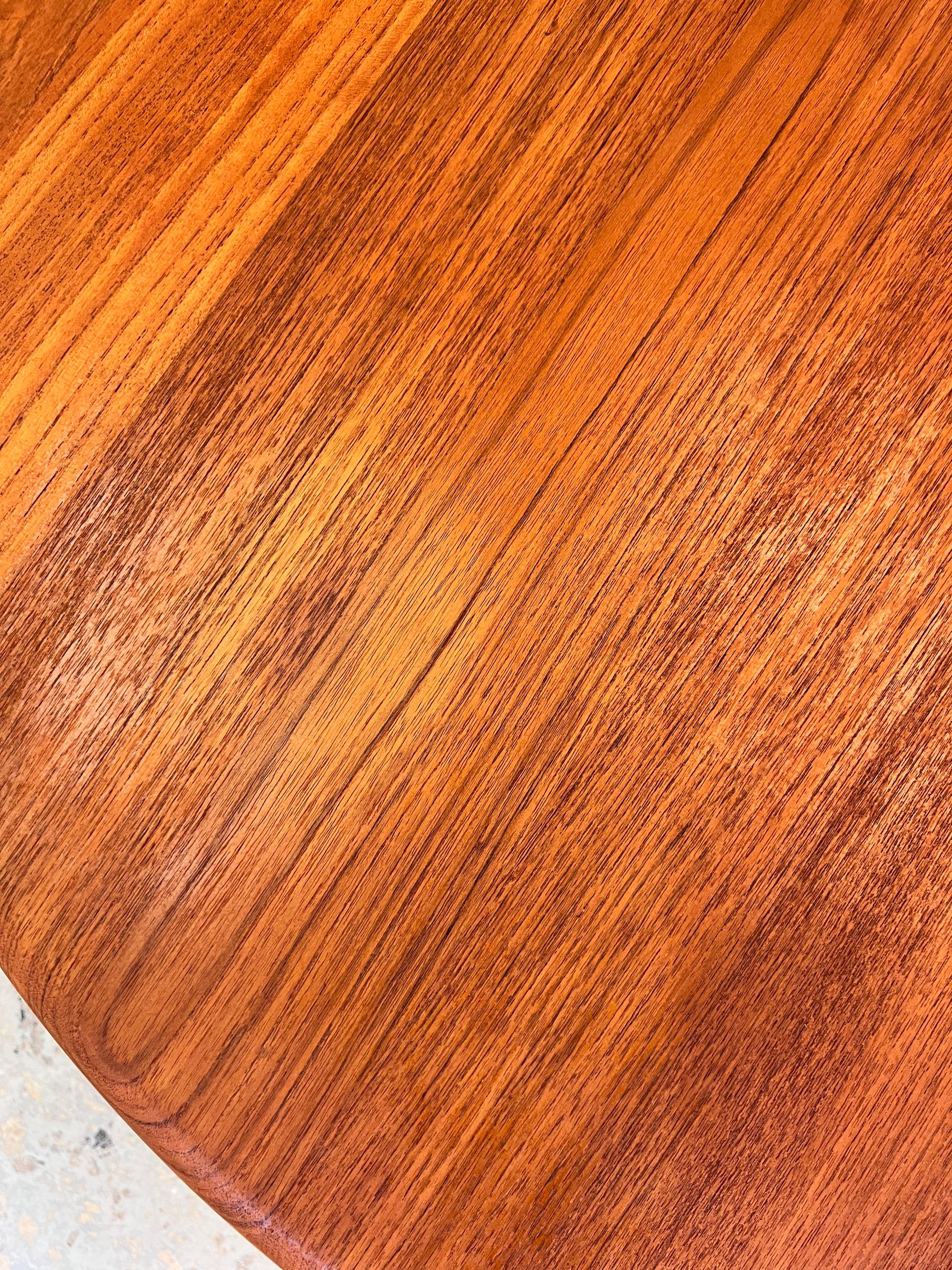 Runder Couchtisch Teak von Niels Bach