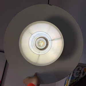 Lamellenlampe Leto silber kupfer von Top Lamper
