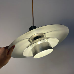 Kleine Lamellenlampe Leto silber kupfer von Top Lamper