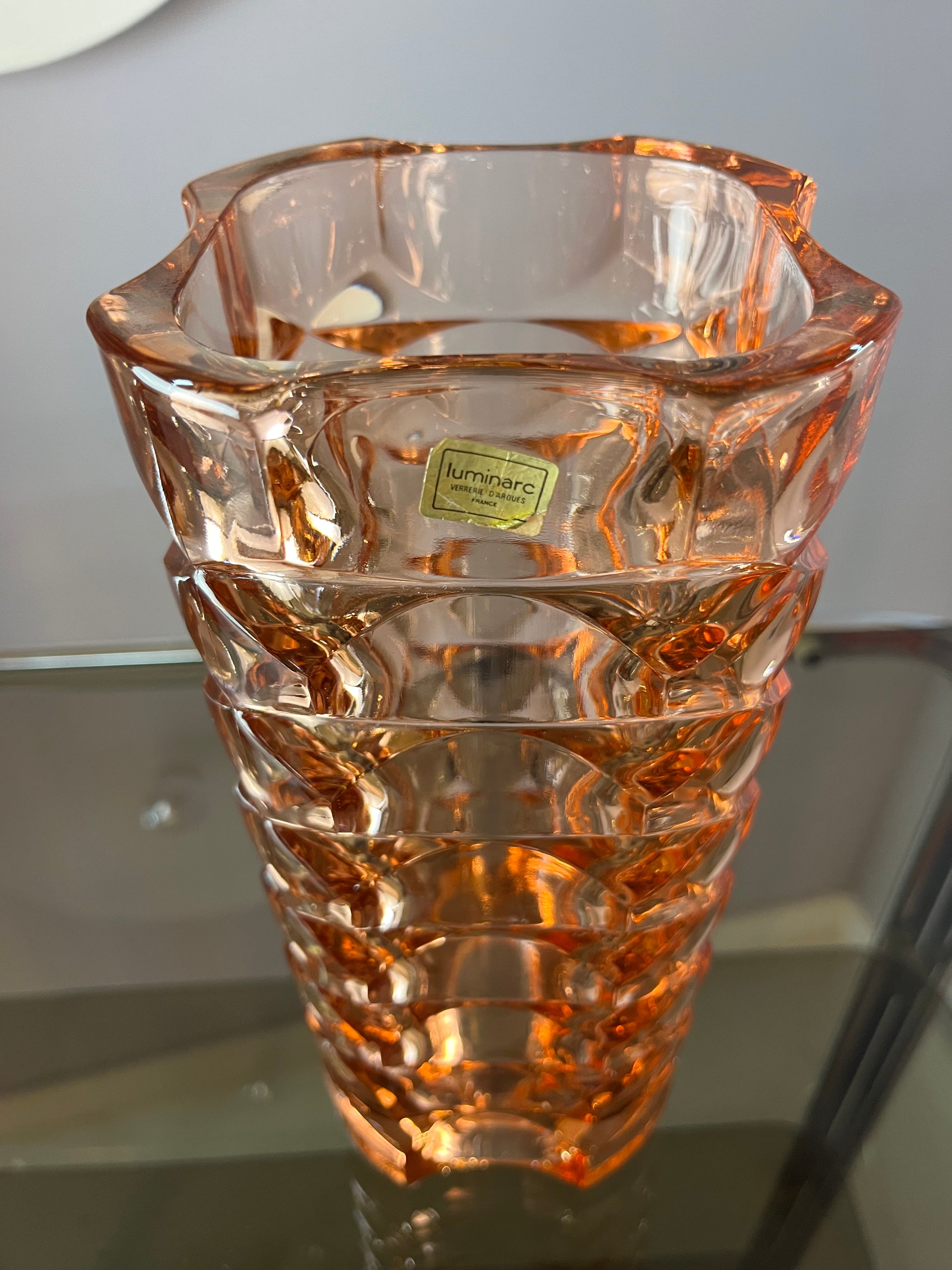 Vase blush Glas von luminarc