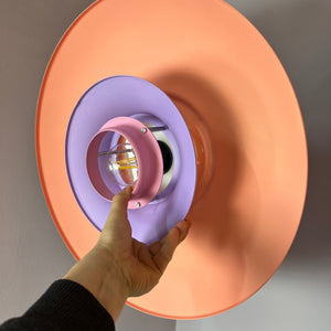 Lamellenlampe neu lackiert Dänemark