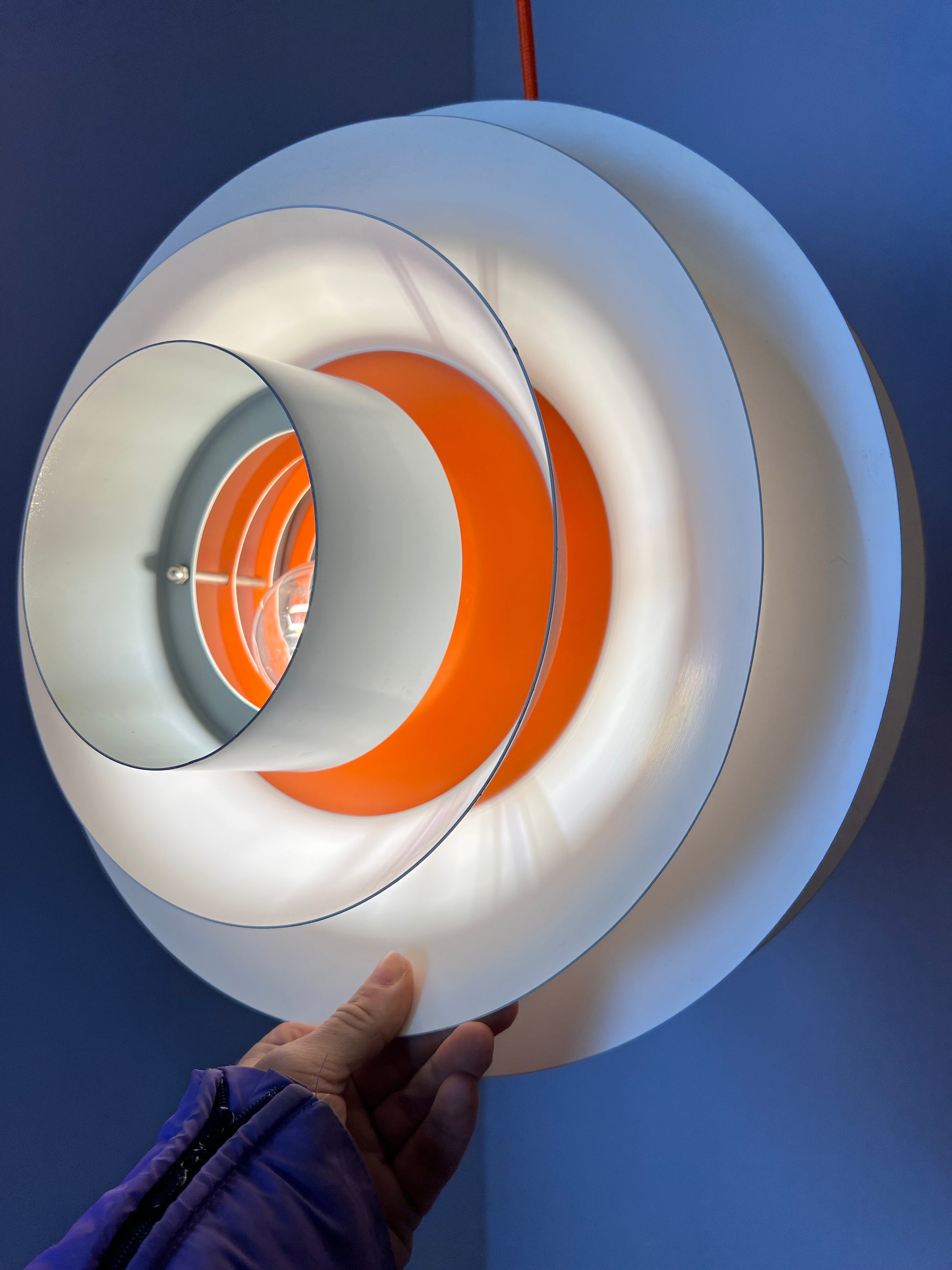 Hängelampe Verona von Svend Middelboe für Nordisk Solar