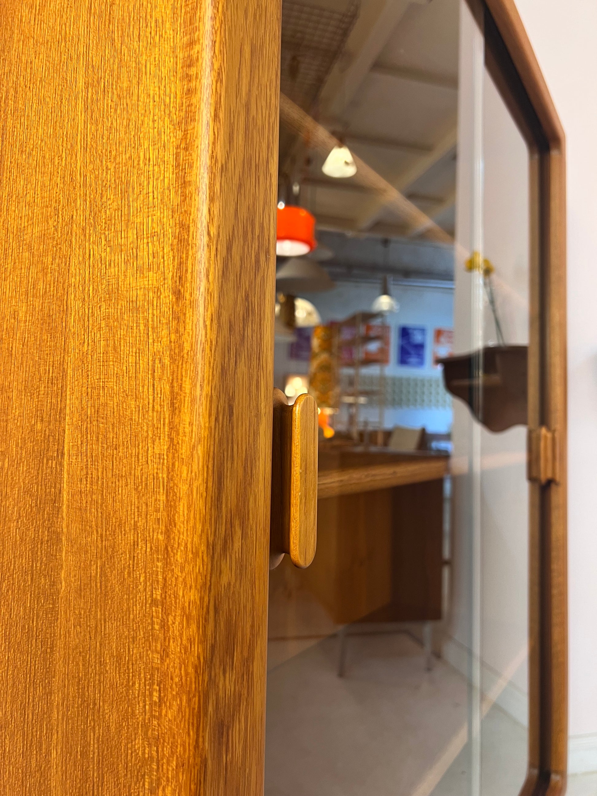Vitrinenschrank Teak von Silkeborg Møbelfabrik