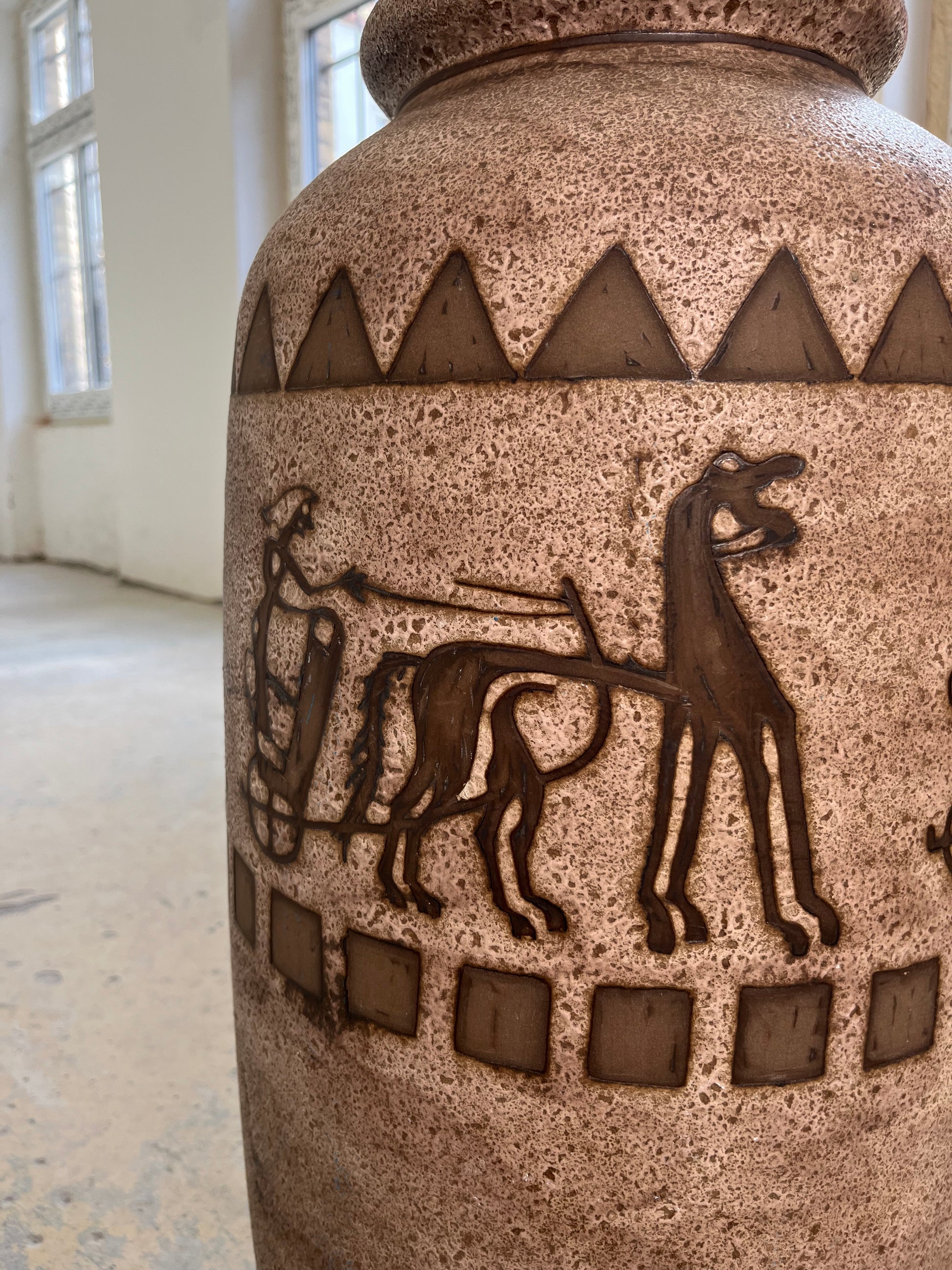 Bodenvase Ägina 124 von Ceramano West Germany