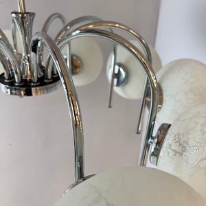 Kronleuchter mit 10 Kugeln von Richard Essig für Hustadt