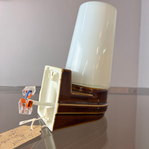 Wandlampe Modell 6080 braun von Sigvard Bernadotte für Ifö