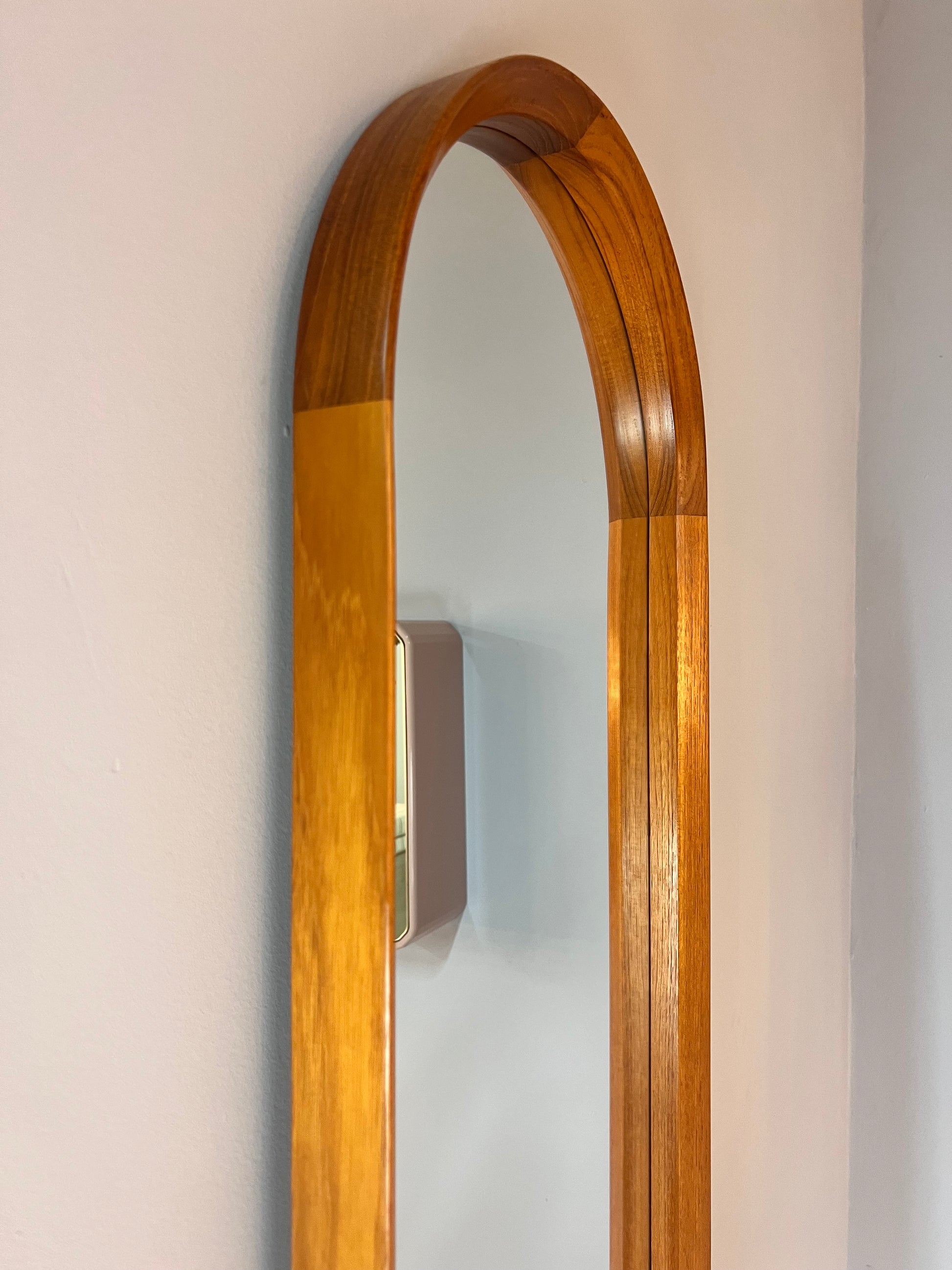Set: Kommode mit Spiegel Teak