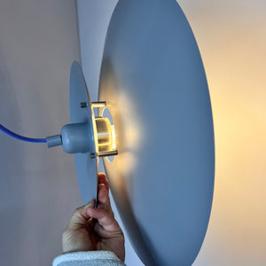 Lamellenlampe hellgrau aus Dänemark