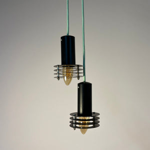 Set: 2x Lamellenlampe schwarz aus Dänemark