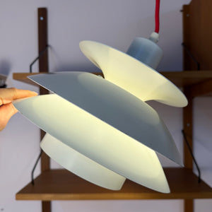 Lamellenlampe weiß aus Dänemark